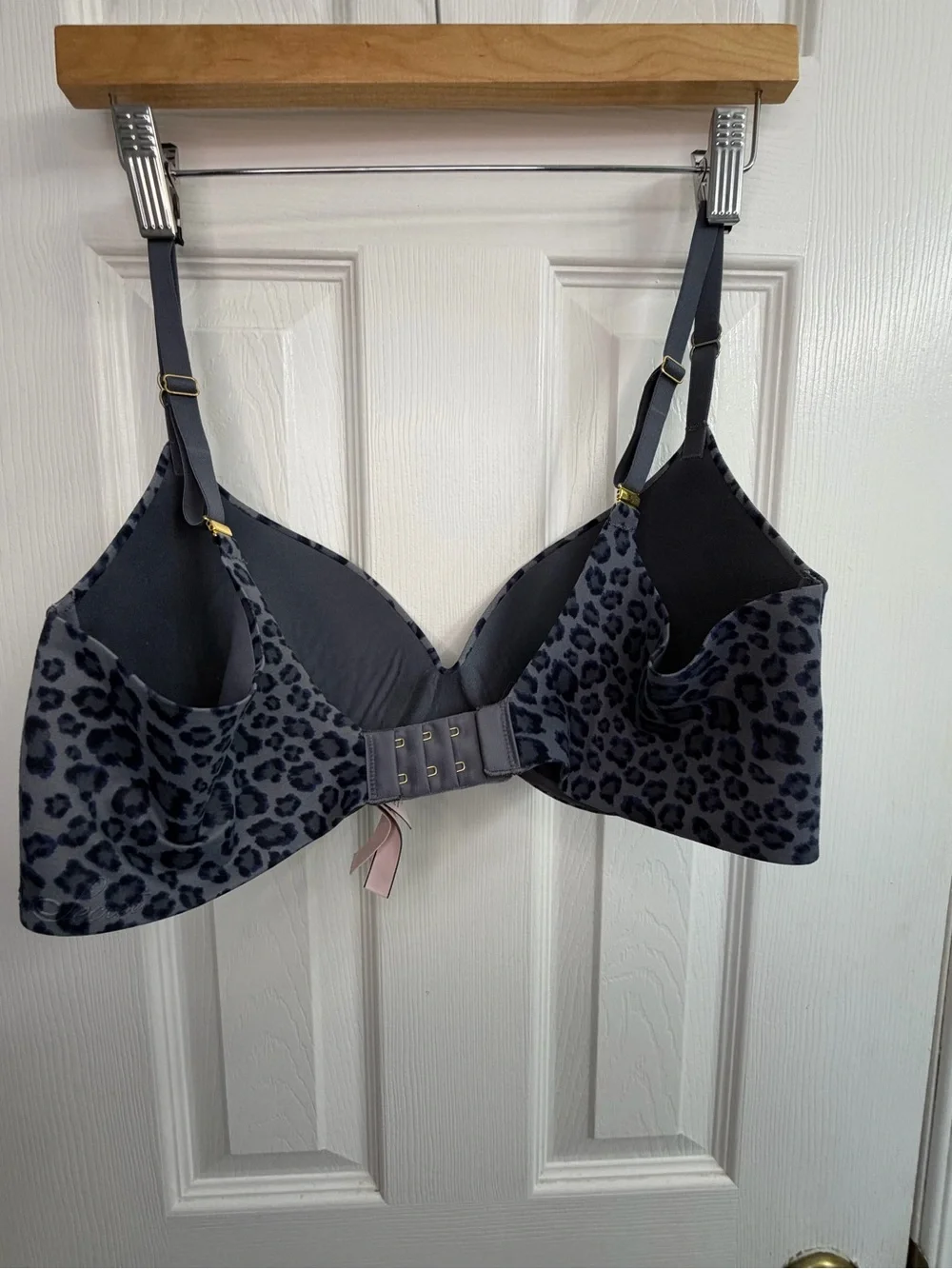 Victoria’s Secret Leopard Push-Up Bra 36D Y2K Coquette Soft Glam - Picture 4 of 10